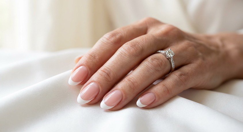beautiful french manicure