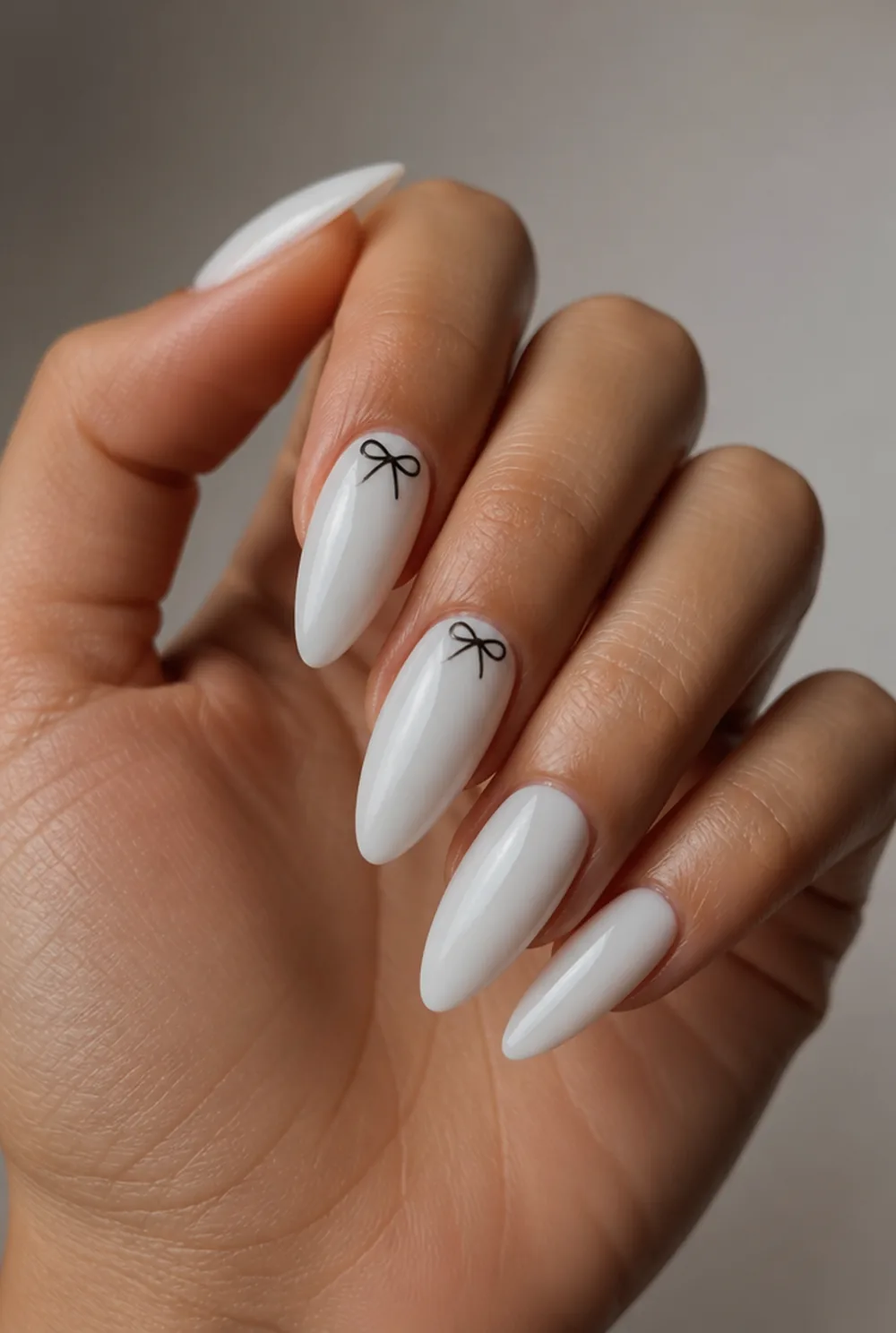 Black Bows on White