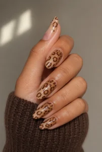 Brown Leopard Print