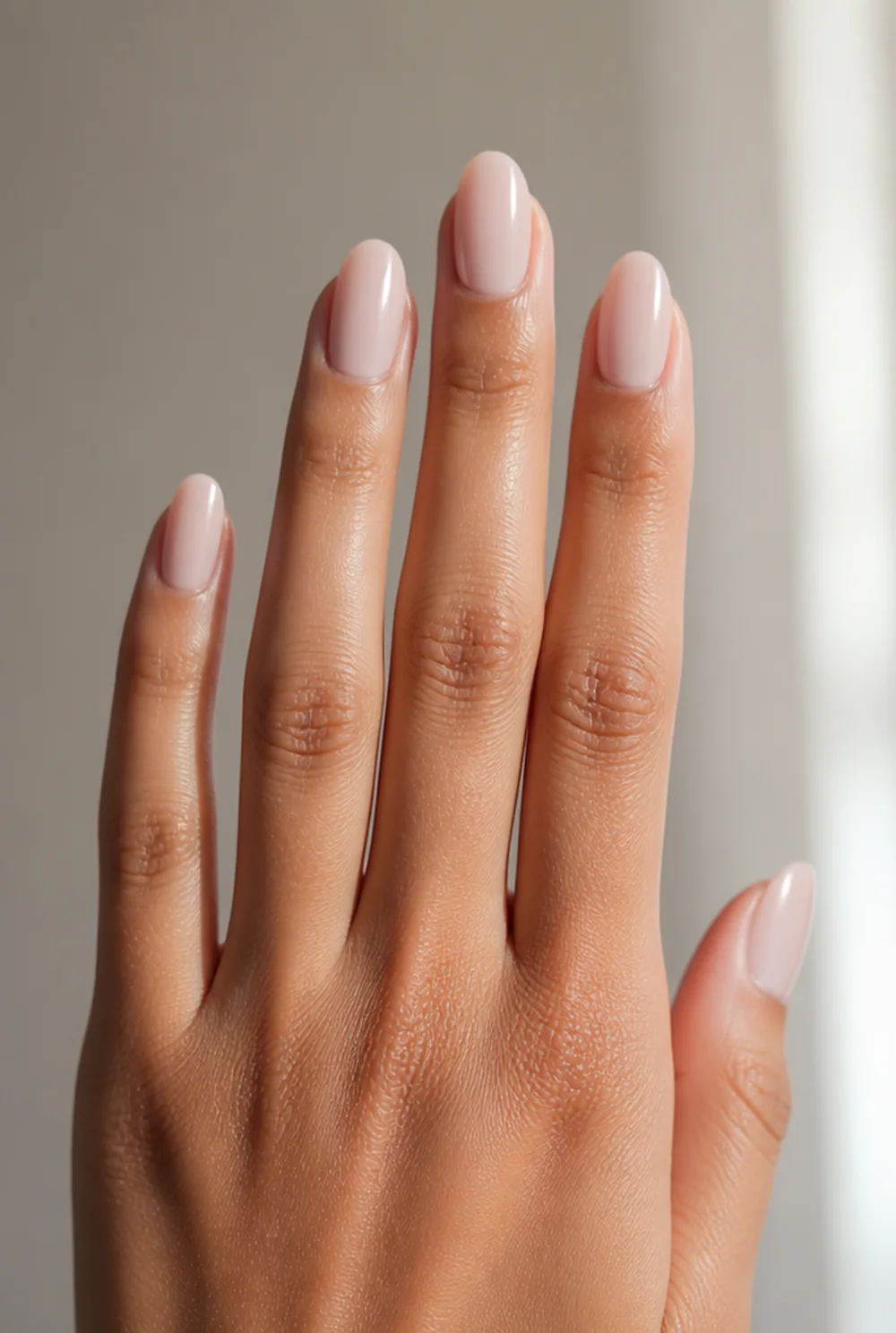quiet luxury neutrals nail art on olive skin long length - PolishedAndPrettyNails.com quiet luxury neutrals nail art on olive skin, long length