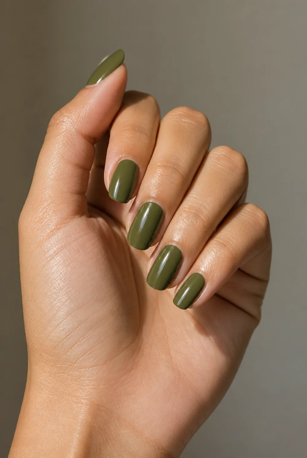 olive creme nail art on olive skin long length - PolishedAndPrettyNails.com olive creme nail art on olive skin, long length