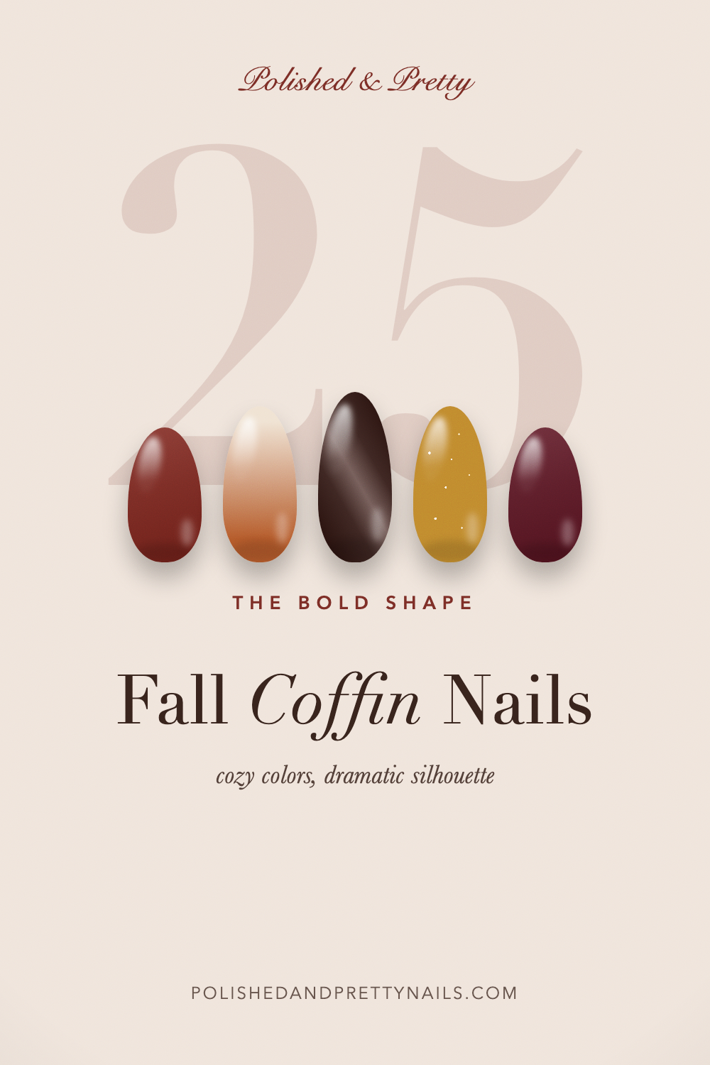 25 Fall Coffin Nails | Polished & Pretty
