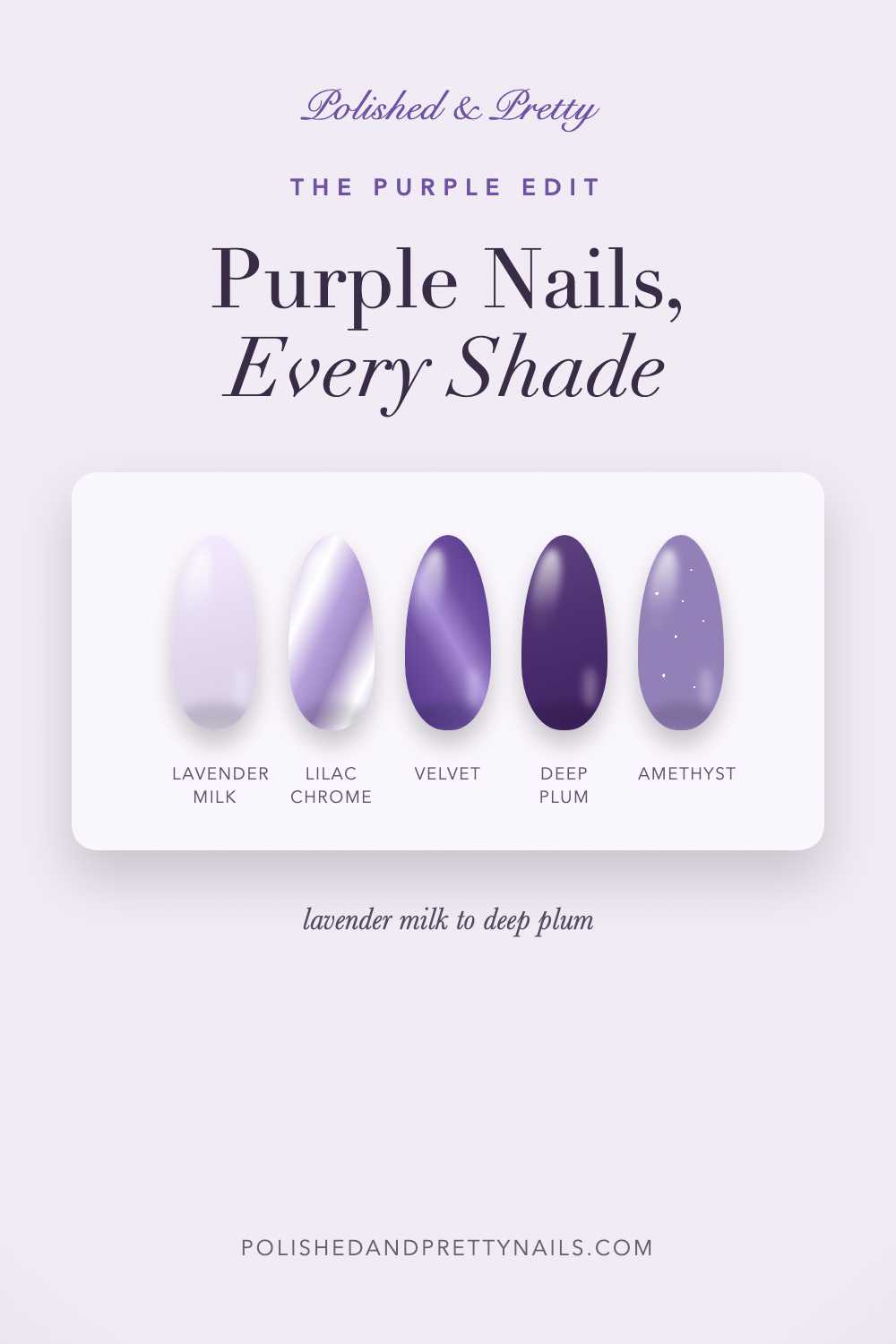 25 Purple Nail Ideas | Polished & Pretty