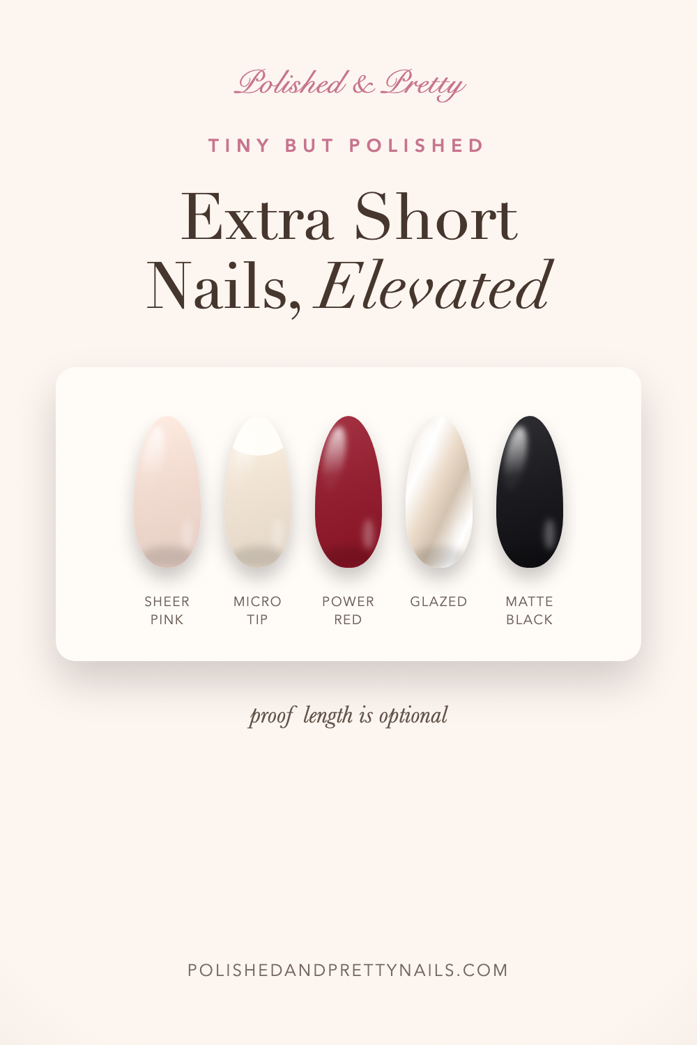 20 Extra Short Nail Ideas | Polished & Pretty