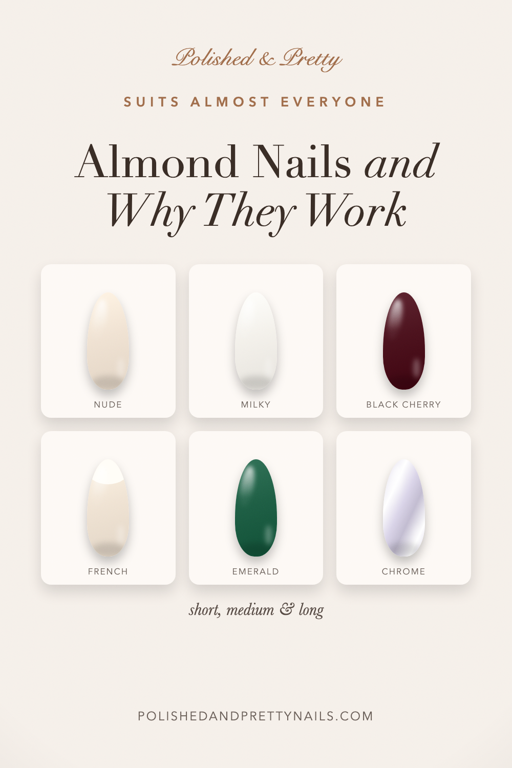 22 Almond Nail Designs and Why the Shape Suits Almost Everyone