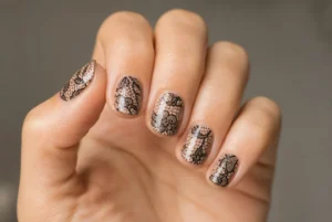 Black Lace on Nude