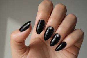 Black With Pearl Accents