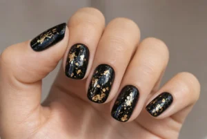 Gold-Fleck Black