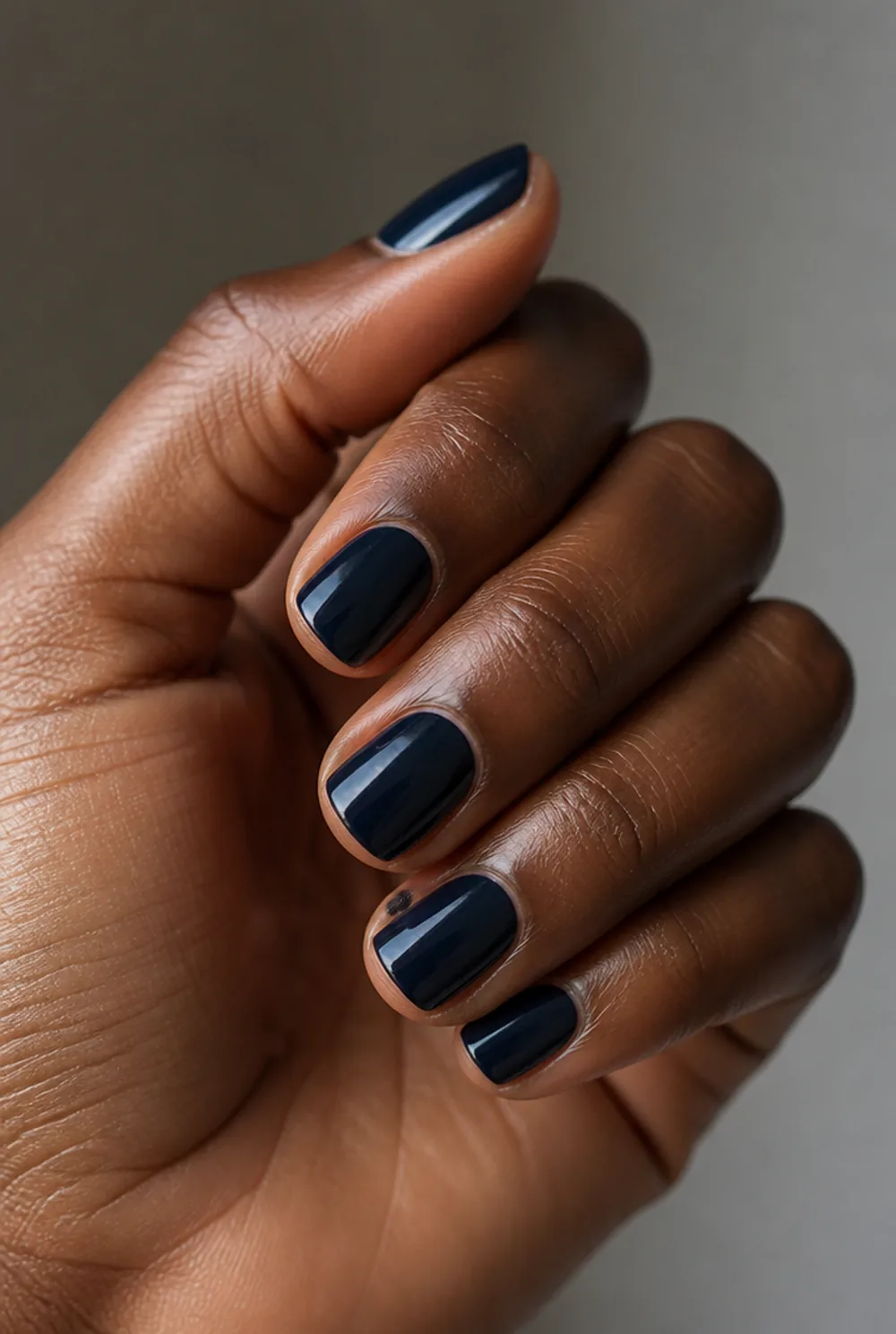 Short Navy Squoval