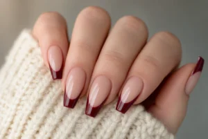 Burgundy Coffin French