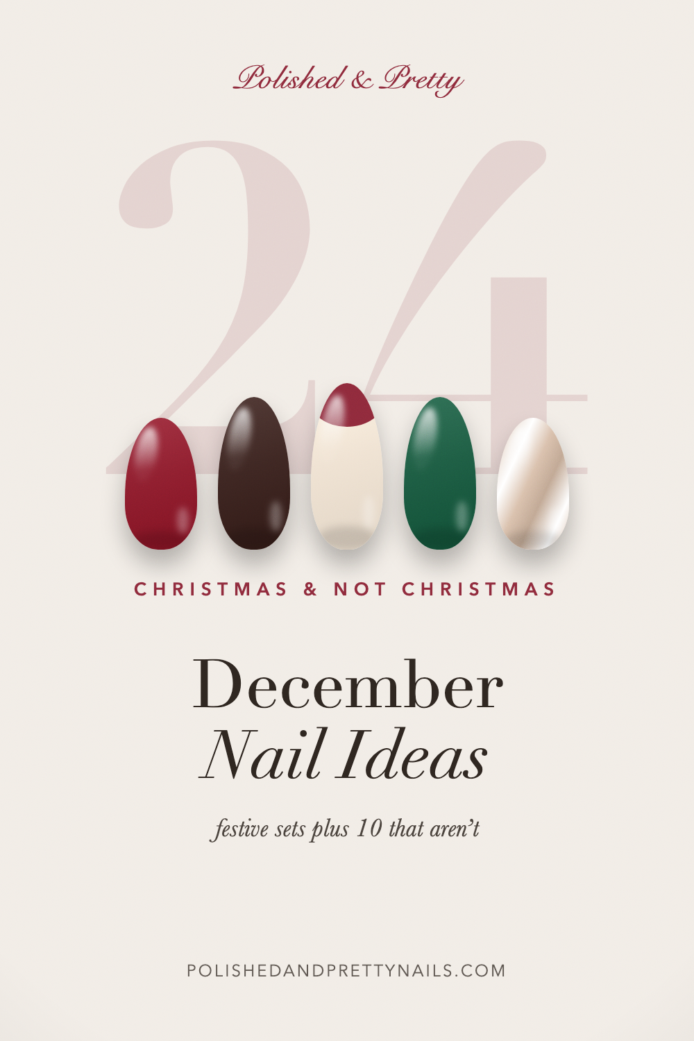 24 December Nail Ideas (Christmas and Definitely Not Christmas)