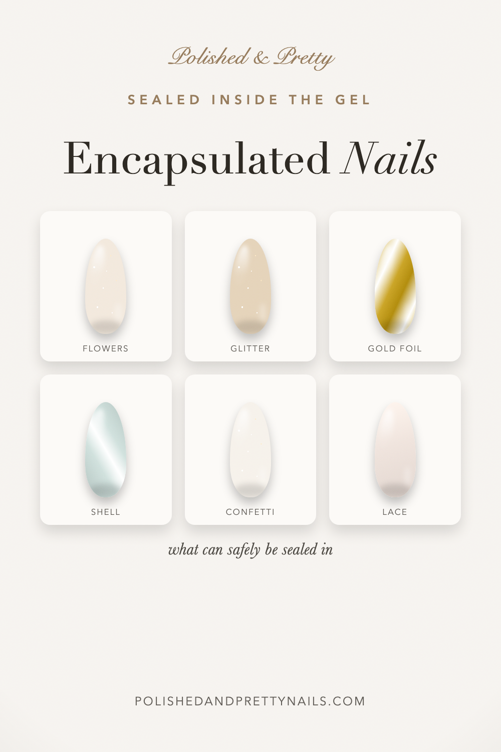 18 Encapsulated Nails and What Can Be Sealed Inside | Polished & Pretty