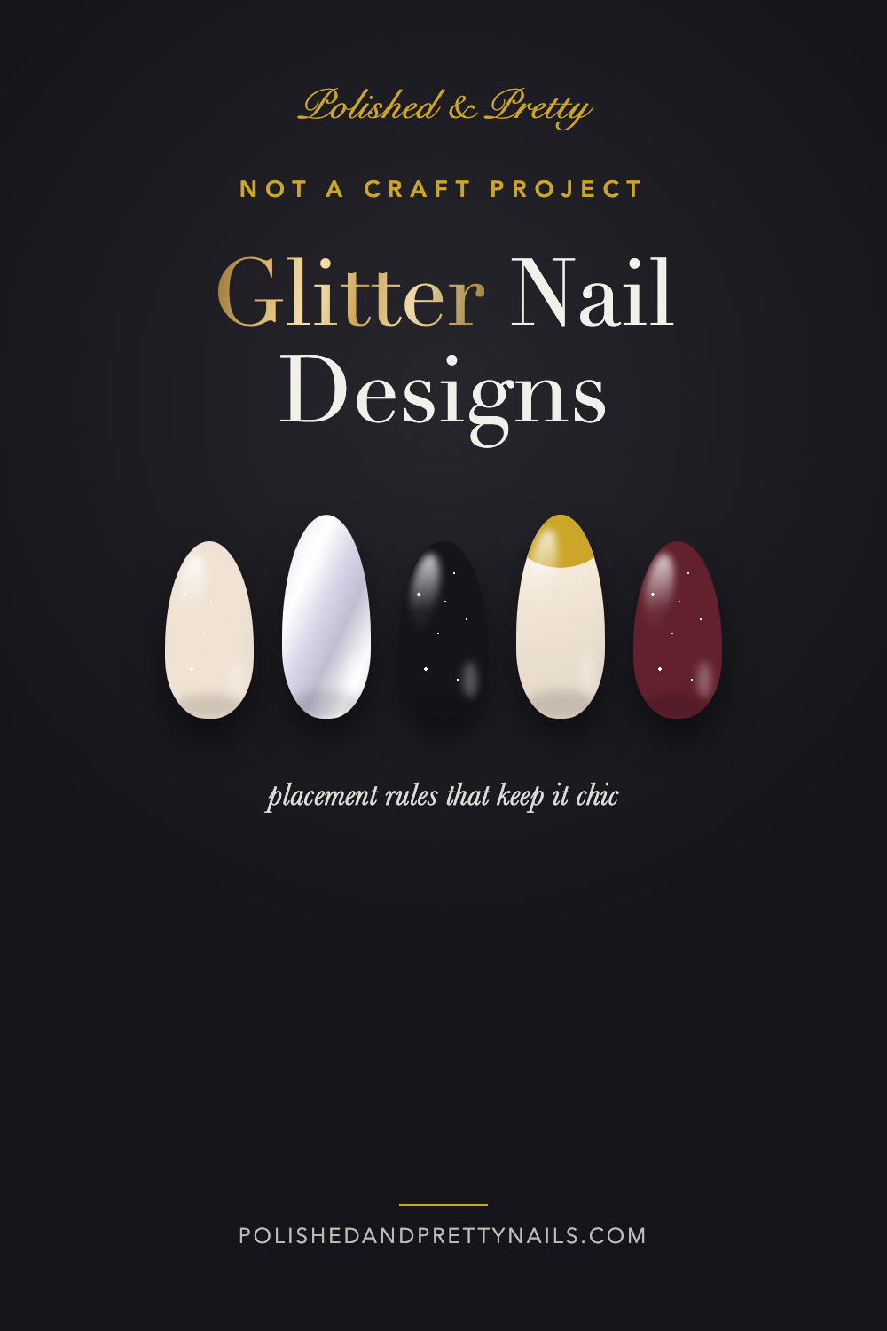 22 Glitter Nail Designs That Don’t Look Like a Craft Project