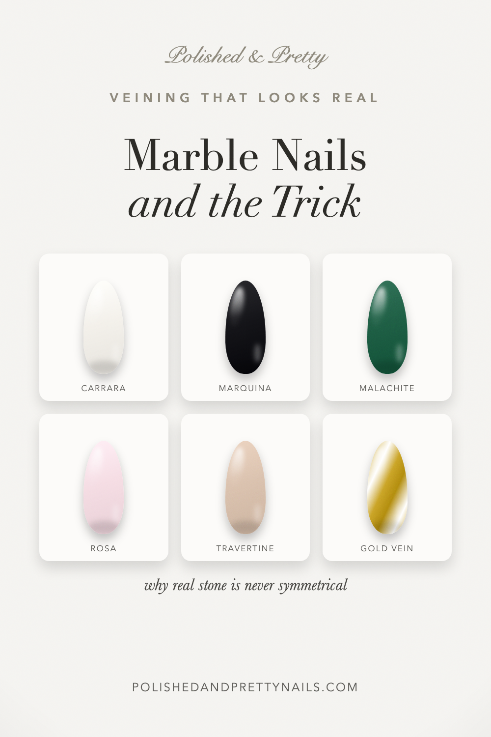 22 Marble Nails and the Veining Trick That Makes Them Look Real