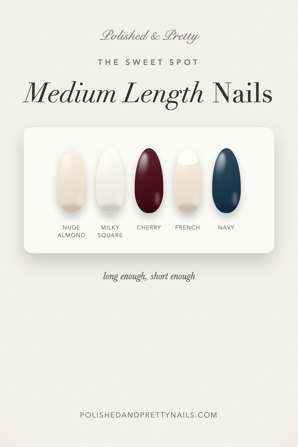 24 Medium Length Nails That Hit the Sweet Spot