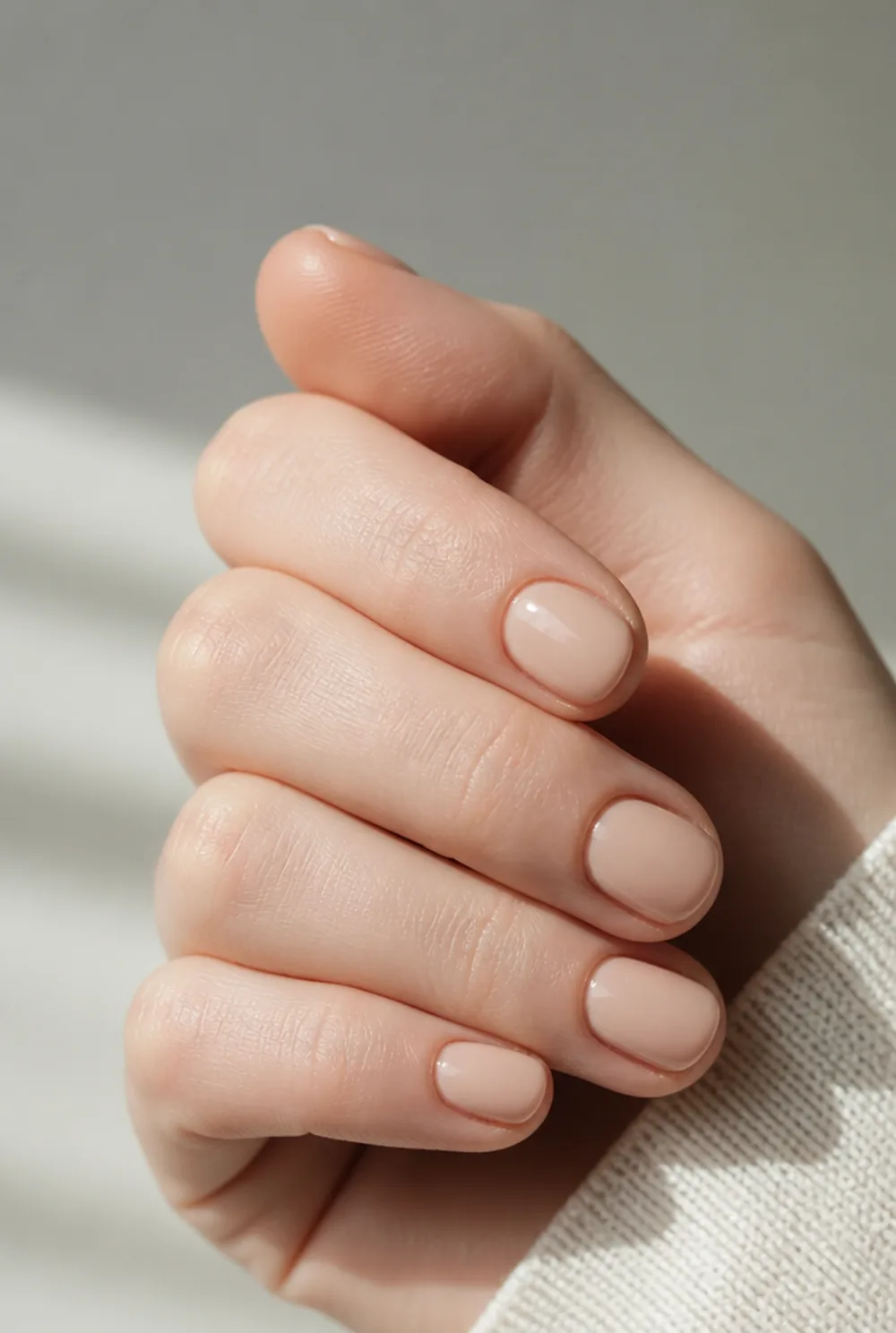 your-nails-but-better nail art on fair skin, short length