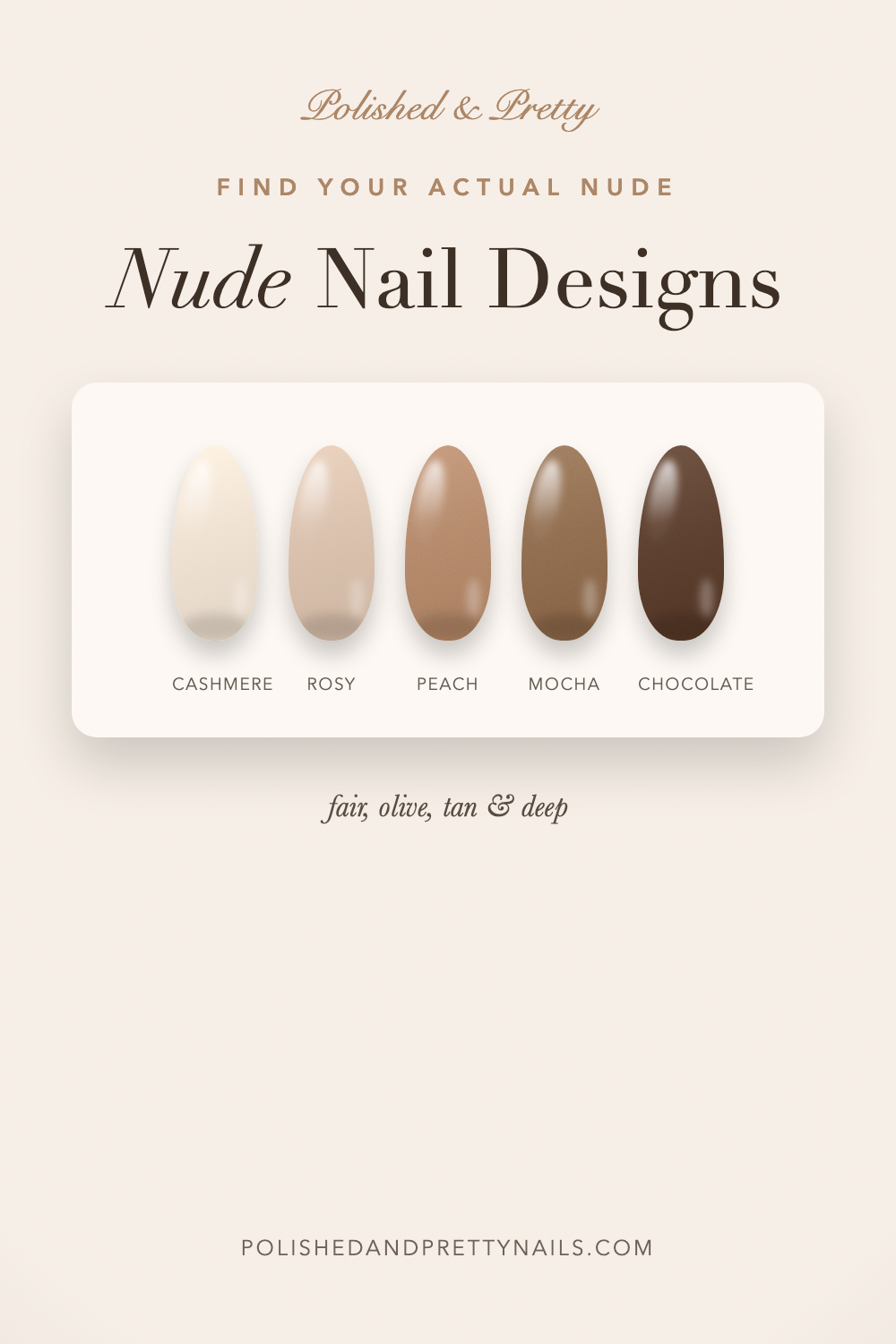 24 Nude Nail Designs and How to Find Your Actual Nude | Polished & Pretty