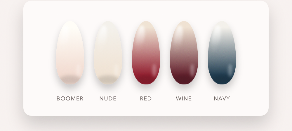 24 Ombre Nails, From Baby Boomer to Full Colour Fade