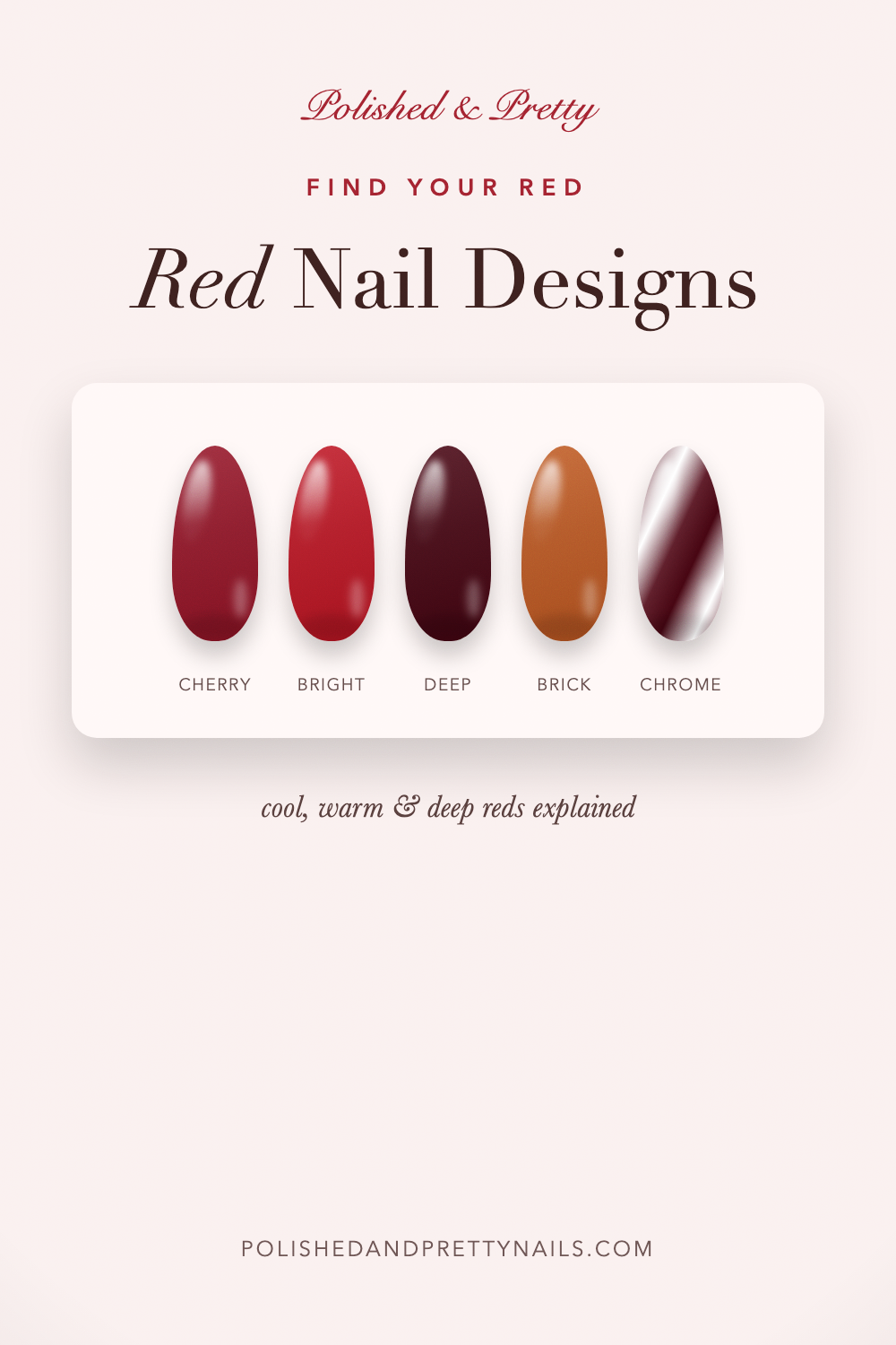 26 Red Nail Designs and How to Find Your Red