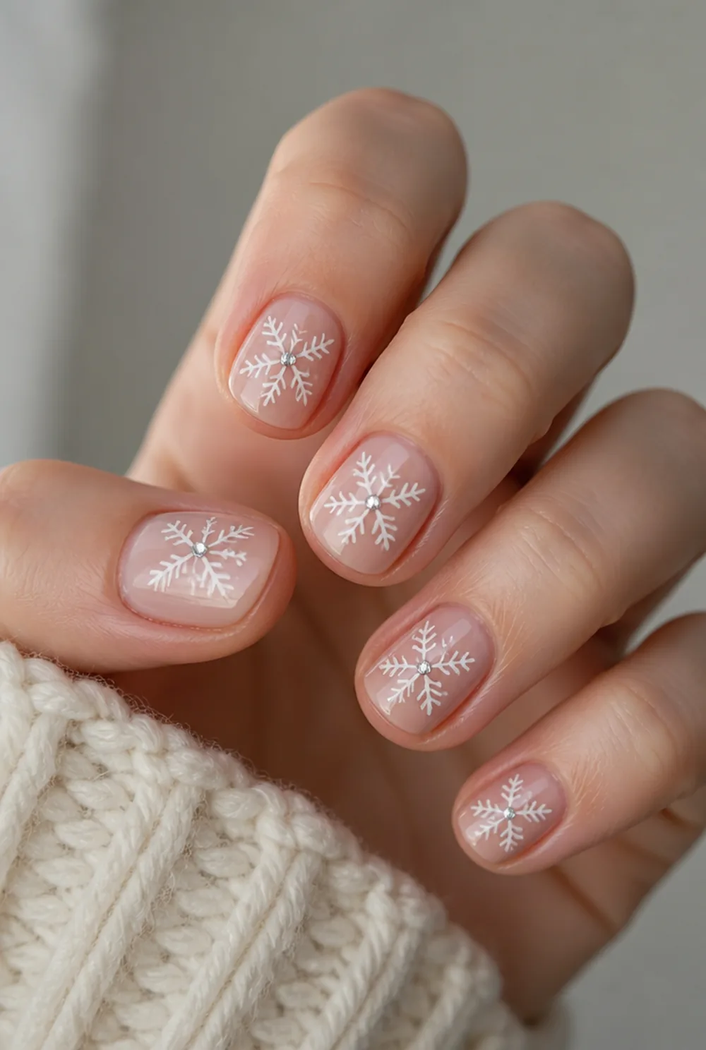 Rhinestone Center Flake