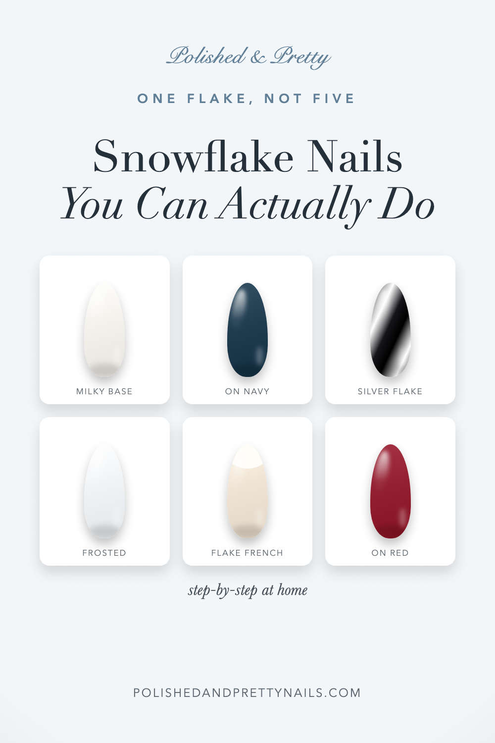 20 Snowflake Nails You Can Actually Do at Home