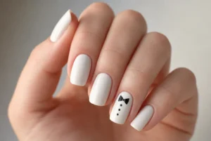 Tuxedo Nails