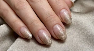 Glitter Gradient French