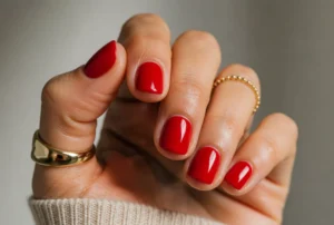 Cherry Red Short Square