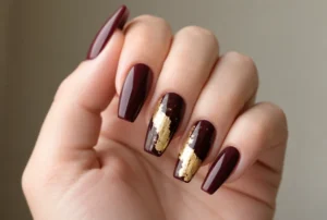 Coffin with Gold Foil