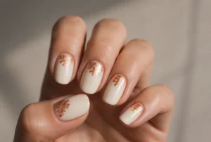Copper Foil on Cream