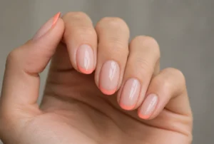 Coral French Tip