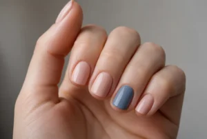 Denim Blue Accent Nail