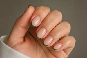 Emerald French Tip