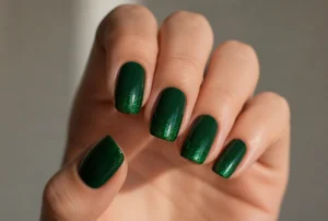Emerald Glitter Tip