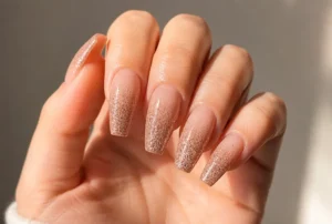 Coffin Glitter Ombre