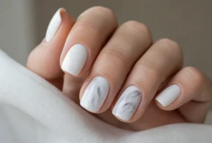 Gray and White Abstract
