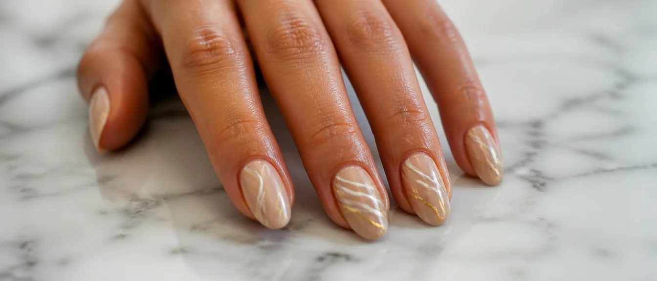 18 Swirl Nails and How to Paint the Line Freehand