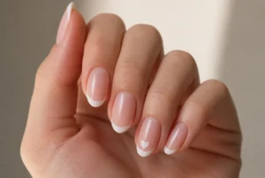 Heart French Tip