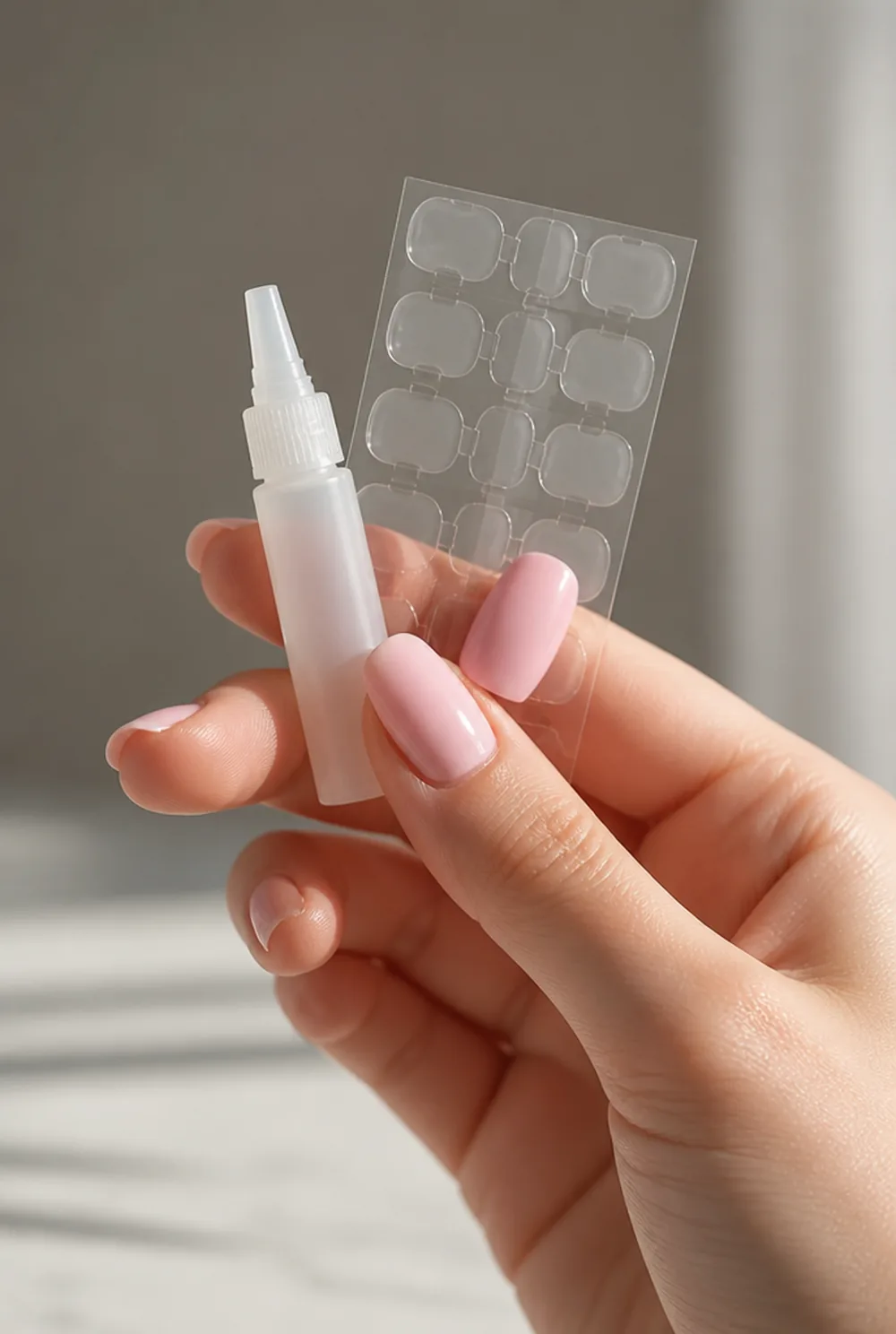 Nail glue and adhesive tabs for press-on nails - PolishedAndPrettyNails.com Nail glue and adhesive tabs for press-on nails