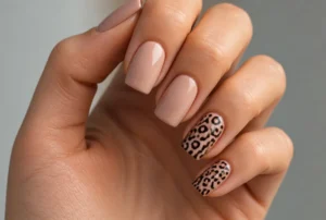 Squoval Leopard Accent