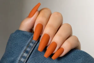 Matte Pumpkin Coffin