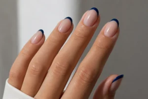 Navy French Tip