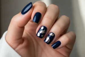 Blue and Silver Foil