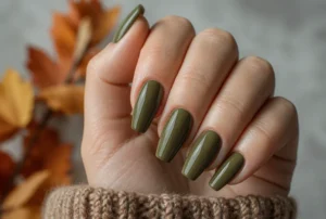 Olive Creme Coffin