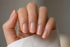 Peach French Tip