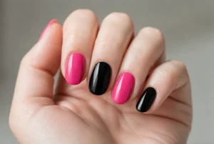 Pink and Black