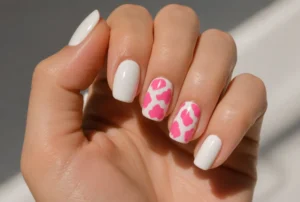 Pink Cow Print