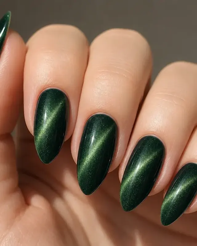 Cat eye magnetic nails