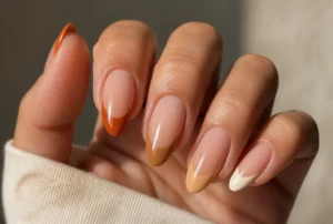 Pumpkin Spice Ombre French
