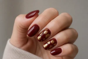 Red and Gold Foil